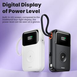 Toocki PowerBank 10000mAh Portable PD 22.5W Fast Charge Power Bank for iPhone 16 15 14 13 12 Apple Watch Mobile External Battery