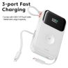 Toocki PowerBank 10000mAh Portable PD 22.5W Fast Charge Power Bank for iPhone 16 15 14 13 12 Apple Watch Mobile External Battery