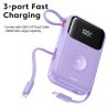 Pin dự phòng Toocki PowerBank 10000mAh, sạc nhanh PD 22.5W, tương thích với iPhone 16 15 14 13 12, Apple Watch và các thiết bị d