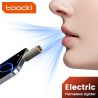 Bật lửa mini Toocki USB C kèm dây đeo, thổi để đánh lửa, an toàn, không ngọn lửa, chống gió, dây vonfram, dùng cho chuyến bay và