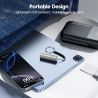 Bật lửa mini Toocki USB C kèm dây đeo, thổi để đánh lửa, an toàn, không ngọn lửa, chống gió, dây vonfram, dùng cho chuyến bay và