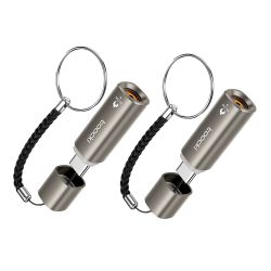 Zapalniczka Toocki Mini USB C z linką, bezpieczna, bezpłomieniowa, wiatroodporna, z wolframowym drutem grzewczym, używana do lat