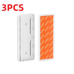 Toocki 1/3PCS Giá đỡ ổ cắm điện treo tường, giá đỡ ổ cắm điện tự dính, giá đựng dây cáp để bàn