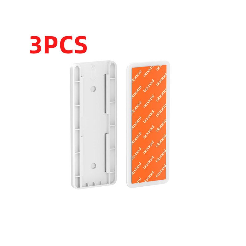 Toocki 1/3PCS Giá đỡ ổ cắm điện treo tường, giá đỡ ổ cắm điện tự dính, giá đựng dây cáp để bàn