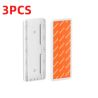 Toocki 1/3PCS Giá đỡ ổ cắm điện treo tường, giá đỡ ổ cắm điện tự dính, giá đựng dây cáp để bàn