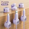 Toocki LX06 Cable Organizer Magnetic Wire Clips 6/12PCS for Mobile Phone Cables Power Strip Keybord Earphons Magnet Cable Winder