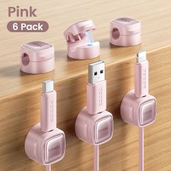 Toocki LX06 Cable Organizer Magnetic Wire Clips 6/12PCS for Mobile Phone Cables Power Strip Keybord Earphons Magnet Cable Winder