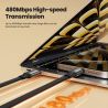 Висувний кабель Toocki типу C 100 Вт із USB-C, що швидко заряджається, для iPhone 16 15 Pro Max, Samsung S24 S23, Xiaomi Macbook