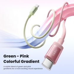 Toocki Dual-Color 240W USB C Cable PD3.1 QC4.0 Fast Charge for Macbook iPhone 17 16 Samsung Xiaomi Honor Ultra Fast Type C Cable