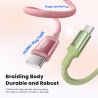Toocki Dual-Color 240W USB C Cable PD3.1 QC4.0 Fast Charge for Macbook iPhone 17 16 Samsung Xiaomi Honor Ultra Fast Type C Cable