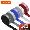 Toocki 3m 5m Organizer do kabli zwijacz do kabli pod Dest Free Cut Cable Cord Management Organizer do kabli iPhone Xiaomi Poco