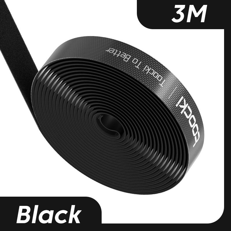 Toocki 3m 5m Organizer do kabli zwijacz do kabli pod Dest Free Cut Cable Cord Management Organizer do kabli iPhone Xiaomi Poco