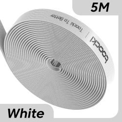 Toocki 3m 5m Organizer do kabli zwijacz do kabli pod Dest Free Cut Cable Cord Management Organizer do kabli iPhone Xiaomi Poco