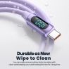 Силіконовий кабель Toocki USB Type-C до USB C PD 100 Вт для швидкої зарядки для Macbook Samsung Huawei Xiaomi Type-C до Type-C к