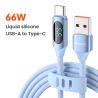 Силіконовий кабель Toocki USB Type-C до USB C PD 100 Вт для швидкої зарядки для Macbook Samsung Huawei Xiaomi Type-C до Type-C к