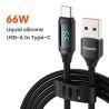 Силіконовий кабель Toocki USB Type-C до USB C PD 100 Вт для швидкої зарядки для Macbook Samsung Huawei Xiaomi Type-C до Type-C к