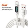 Силіконовий кабель Toocki USB Type-C до USB C PD 100 Вт для швидкої зарядки для Macbook Samsung Huawei Xiaomi Type-C до Type-C к