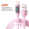 Силіконовий кабель Toocki USB Type-C до USB C PD 100 Вт для швидкої зарядки для Macbook Samsung Huawei Xiaomi Type-C до Type-C к
