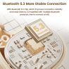 Tai nghe dẫn truyền khí Toocki Bluetooth 5.3, tai nghe thể thao móc tai, điều khiển cảm ứng, tích hợp micro, điều chỉnh âm lượng