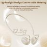 Tai nghe dẫn truyền khí Toocki Bluetooth 5.3, tai nghe thể thao móc tai, điều khiển cảm ứng, tích hợp micro, điều chỉnh âm lượng
