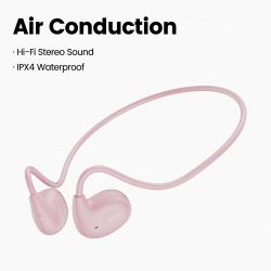 Tai nghe dẫn truyền khí Toocki Bluetooth 5.3, tai nghe thể thao móc tai, điều khiển cảm ứng, tích hợp micro, điều chỉnh âm lượng