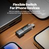 Bộ chuyển đổi Toocki USB C sang Lightning OTG, đầu nối hiển thị kỹ thuật số, cáp sạc nhanh PD 20W OTG dành cho iPhone 14 13 12 1