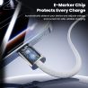 Bộ 3 cáp USB C sang USB C Toocki PD 60W/100W/240W sạc nhanh Type C cho Macbook iPhone Samsung Xiaomi OPPO Vivo