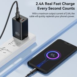 Cáp Micro USB Toocki cho Xiaomi 11 Redmi 4X Note 5a Sạc nhanh 2m Cáp dữ liệu Micro USB cho Samsung S6 S7 Sạc Micro