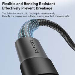Cáp Micro USB Toocki cho Xiaomi 11 Redmi 4X Note 5a Sạc nhanh 2m Cáp dữ liệu Micro USB cho Samsung S6 S7 Sạc Micro