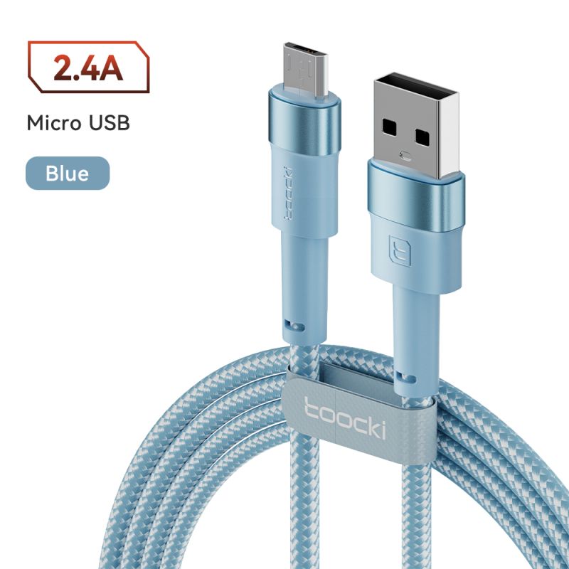 Cáp Micro USB Toocki cho Xiaomi 11 Redmi 4X Note 5a Sạc nhanh 2m Cáp dữ liệu Micro USB cho Samsung S6 S7 Sạc Micro