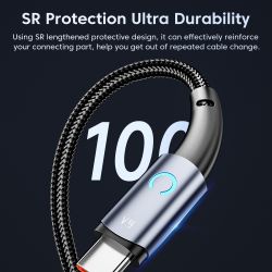 Cáp USB Type-C Toocki 6A dành cho Huawei P40 30 66W SCP Sạc nhanh Cáp Micro USB C dành cho Samsung Xiaomi Poco Oneplus Dây cáp d