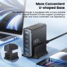Bộ sạc nhanh Toocki GaN 140W Quick 4.0 PD3.0 100W USB Type C dành cho Macbook Air, iPhone 14, Samsung S23 Ultra, Xiaomi Huawei.