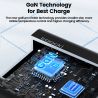 Bộ sạc nhanh Toocki GaN 140W Quick 4.0 PD3.0 100W USB Type C dành cho Macbook Air, iPhone 14, Samsung S23 Ultra, Xiaomi Huawei.