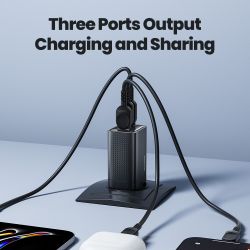 Зарядний пристрій Toocki GaN 65 Вт USB Type-C із швидкою зарядкою QC4.0 QC3.0 PD3.0 для iPhone 16 15 14 13 12 Xiaomi 12 11 Samsu