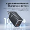 Зарядний пристрій Toocki GaN 65 Вт USB Type-C із швидкою зарядкою QC4.0 QC3.0 PD3.0 для iPhone 16 15 14 13 12 Xiaomi 12 11 Samsu