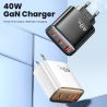 Bộ sạc Toocki 40W GaN PD 20W sạc nhanh USB Type C dành cho iPhone 15 14 13 12 Pro Max iPad Samsung S24 S23 Xiaomi POCO