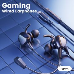 Tai nghe có dây Toocki TE27 dành cho game thủ, âm thanh vòm 7.1 HiFi Stereo, micro kép, âm bass mạnh mẽ, tai nghe nhét tai chơi 