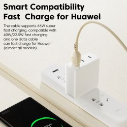 Cáp USB Type-C Toocki 7A 100W sạc siêu nhanh cho Huawei P40 P30, dây sạc USB C cho Samsung Xiaomi Oneplus POCO