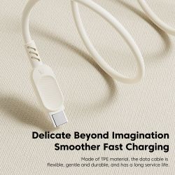 Cáp USB Type-C Toocki 7A 100W sạc siêu nhanh cho Huawei P40 P30, dây sạc USB C cho Samsung Xiaomi Oneplus POCO