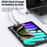 Cáp sạc nhanh Toocki PD 100W Type C sang USB Type C, tương thích với iPhone 15 Pro Max, Macbook, Samsung S24, S23.
