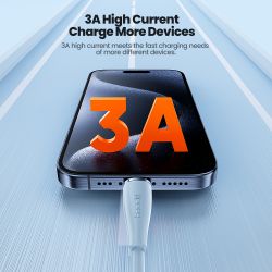 Toocki 1.2m 60W USB C-USB C 실리콘 고속 충전 케이블 (아이폰 16 15, 삼성 S24 S23, 아이패드, 태블릿, 샤오미 호환)
