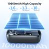 Pin dự phòng Toocki tích hợp cáp USB C, dung lượng 10000/20000mAh, sạc nhanh PD 22.5W, tương thích với iPhone 16 15 14 13 và Sam