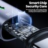 Cáp USB C Toocki 60W 2 trong 1 hỗ trợ sạc nhanh PD, cáp USB Type C sang Type C cho iPhone 15, Macbook, Samsung, Xiaomi, POCO, Re