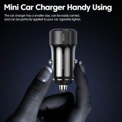 Bộ sạc ô tô Toocki 50W USB C sạc nhanh QC PD 3.0 Type C dành cho iPhone 14 Pro Max Xiaomi POCO Samsung