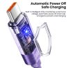 Toocki 100W USB Type C 케이블 (자동 전원 차단, QC4.0 6A 고속 충전) - iPhone 15, Samsung S23 S22, Xiaomi, Huaiwei 호환