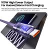 Toocki 100W USB Type C 케이블 (자동 전원 차단, QC4.0 6A 고속 충전) - iPhone 15, Samsung S23 S22, Xiaomi, Huaiwei 호환