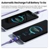 Toocki 100W USB Type C 케이블 (자동 전원 차단, QC4.0 6A 고속 충전) - iPhone 15, Samsung S23 S22, Xiaomi, Huaiwei 호환