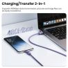 Toocki 100W USB Type C 케이블 (자동 전원 차단, QC4.0 6A 고속 충전) - iPhone 15, Samsung S23 S22, Xiaomi, Huaiwei 호환