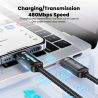 Toocki Scrolling Lighting USB Type C to USB C Cable 100W Fast Charging for iPhone 17 16 15 Samsung S25 S24 Honor Xiaomi Laptop