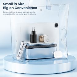Bộ sạc USB Toocki GaN 33W màn hình kỹ thuật số QC3.0 PD sạc nhanh Type C cho iPhone 15 14 13 Pro Max Samsung Xiaomi Honor POCO